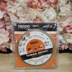 RIDGID
8 in. Continuous Mesh Rim Diamond Blade