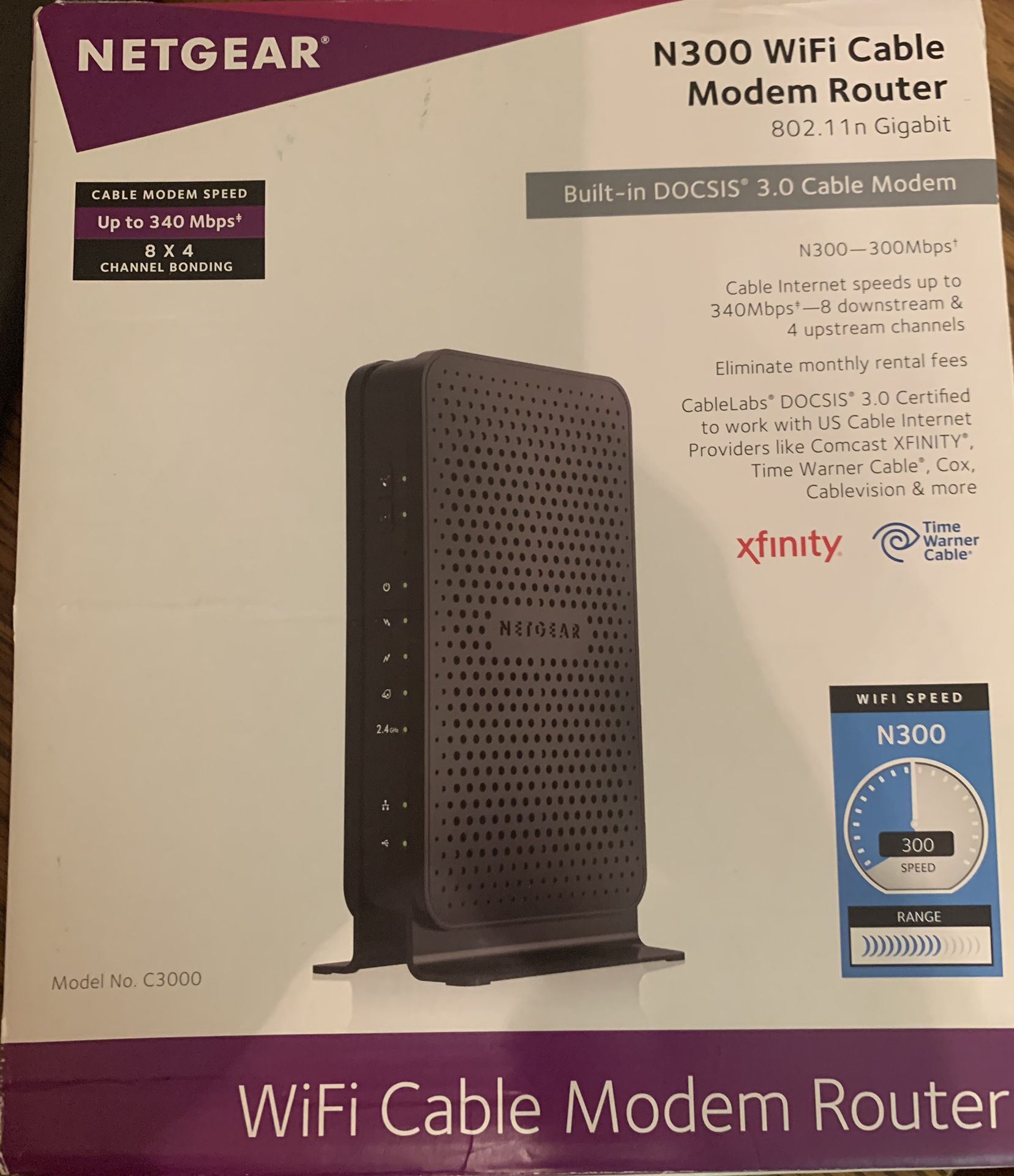 NETGEAR WiFi cable modern router xfinity