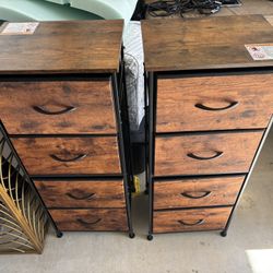 Rustic Storage Dressers– Set of 2 (Like New)