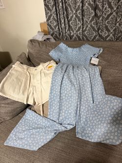 Girls jumper and shorts