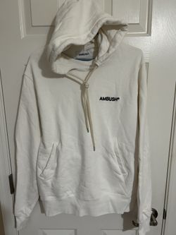Ambush Men's White Multicord Logo Hoodie!  