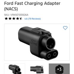 Ford Mustang Mach-E 2023 Fast Charging Adapter & Panoramic Roof Sunshade 
