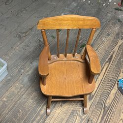 Mini Children’s Antique Rocking Chair
