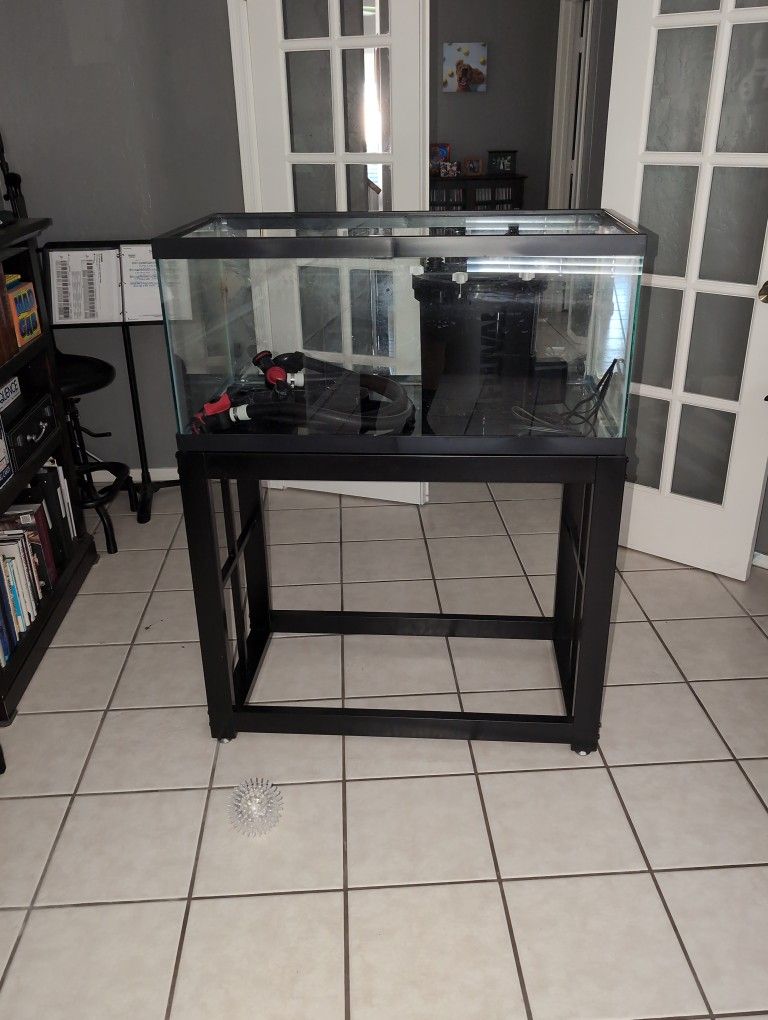 40 Gallon Aquarium w/ Stand And Filter