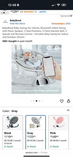 Baby Bond Baby Swing