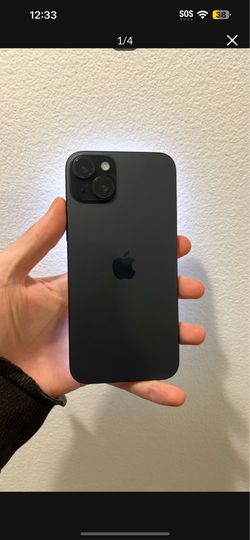 Apple iPhone 15 plus 128gb no SIM card restrictions unlock 10/10 condition like new black color