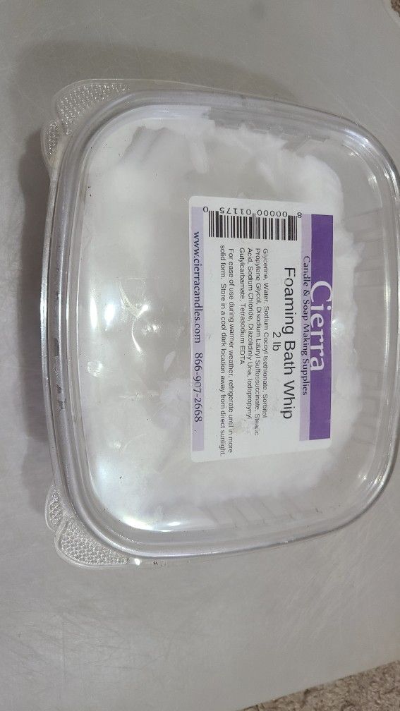 Foaming Bath Whip&Lye