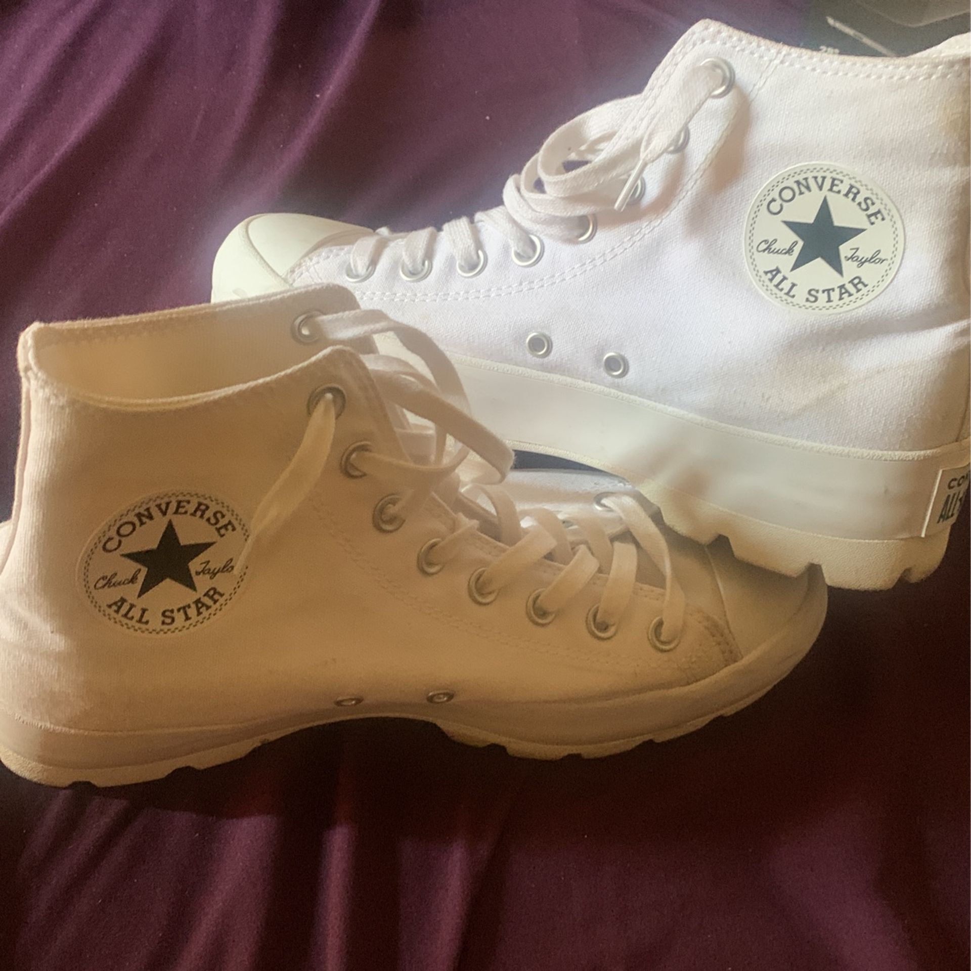 White Converse All Star