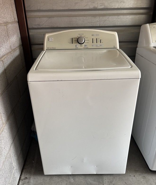 White Kenmore Washer
