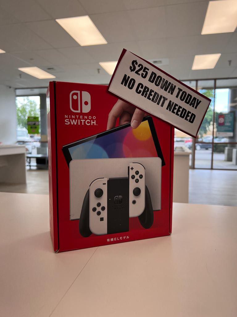 Nintendo Switch OLED New-$25 To Take It Home Today 
