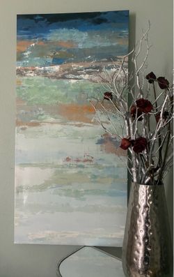 New Abstract Landscape Canvas Wall Art ONLY  $25 FIRM // 🎈