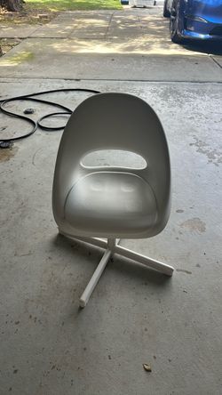 Kids white desk chair