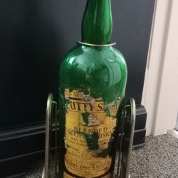 Antique CUTTY SARK Bottle And Stand