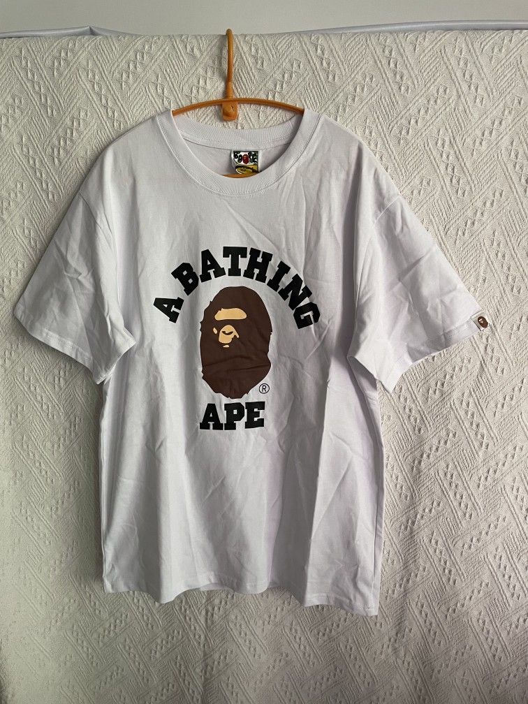 Bape BAPE White College Tee