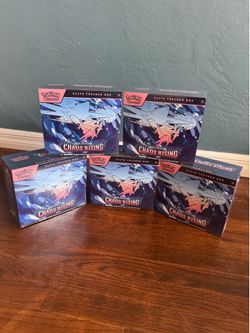 Chaos Rising ETB (Pokemon Elite Trainer Box) x5