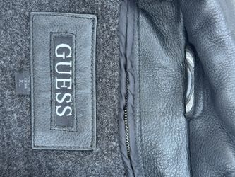 Black Guess Leather Jacket XL