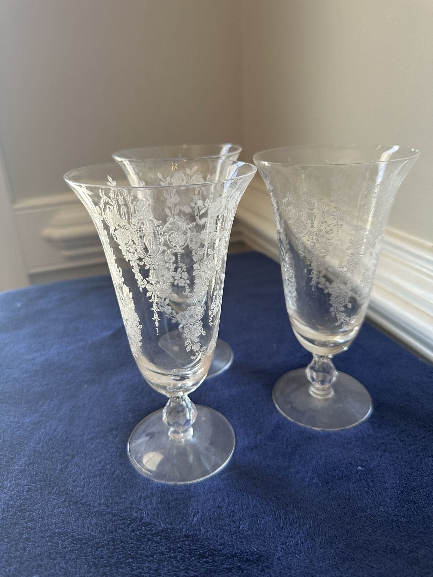 Tiffian Franciscan Cherokee Rose Glasses (3)