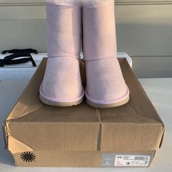 Bailey Bow II Kids Pink Boot Size 3