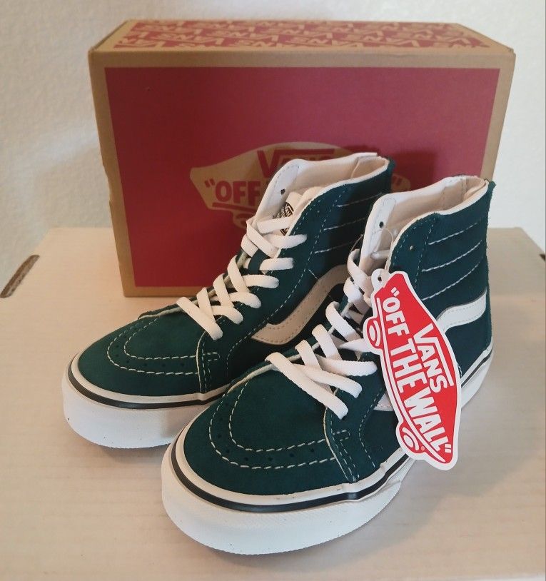 Childrens Vans Brand New (Forest Green)