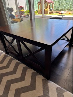 Square coffee table
