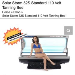 Solar Storm 325 Tanning Bed 110v