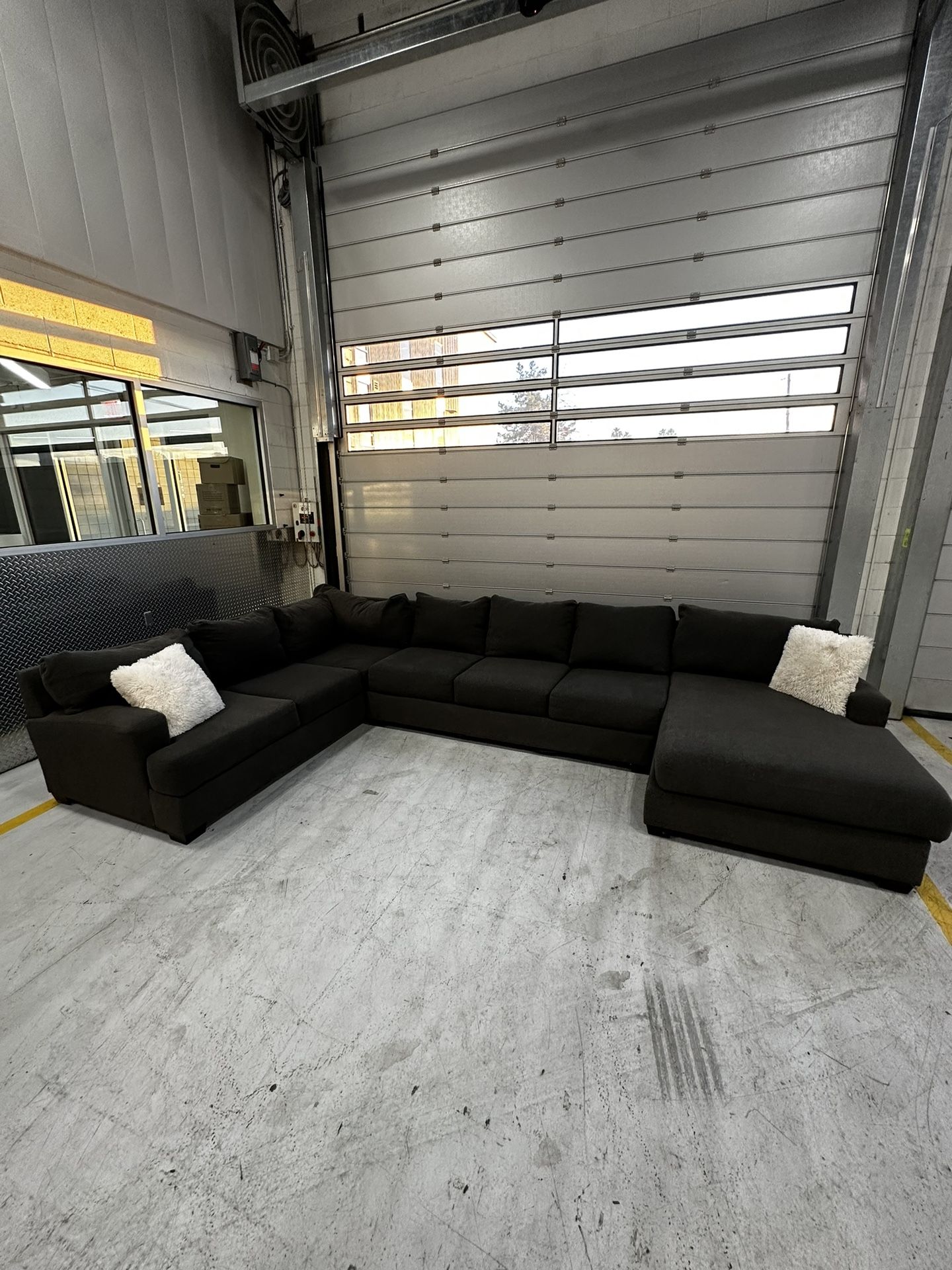 Gray Large Sectional Couch