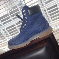 Digital Camo Blue Timberland Boots