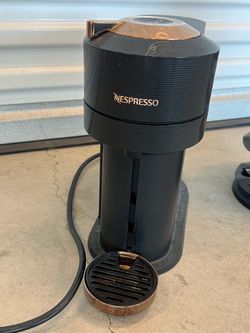 Nespresso machine with pods