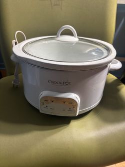 Crock pot white used good condition