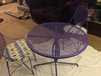 Lilac Outdoor Furniture Set