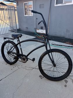 Huntington Beach bicycle company Skullbones Downtown Edition Cruiser Bike men’s chopper