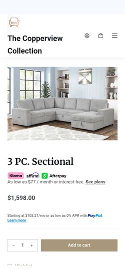 3pc Sectional