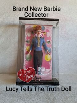 Brand New Mattel Barbie Collector I Love Lucy " Lucy Tells The Truth" Doll