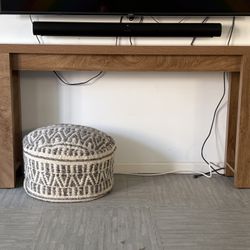 Brown Entry Console Table