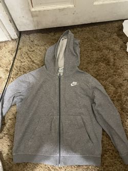 Grey Nike Boys  Hoddie 