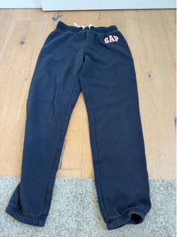 Gap Kids Navy Blue Fleece Sweatpants - Size XL (12)