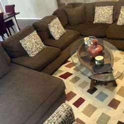 Brown Sectional Couch