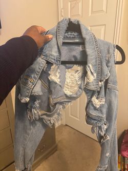 Distressed Denim Jacket