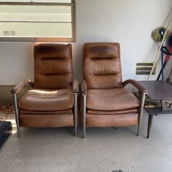 Mid-Century Recliner Set