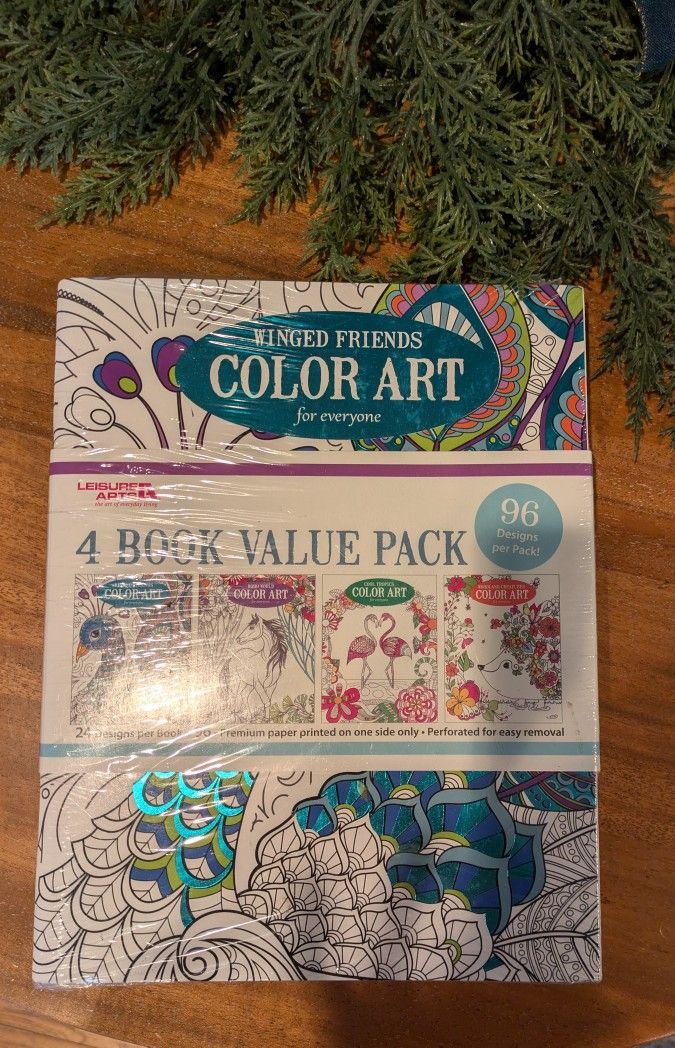 Winged Friends Color Art For Everyone Coloring Book