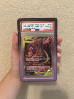 Naganadel and guzzlord gx tag team alternate full art (alt art)