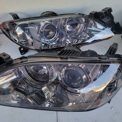 04-09 Mazda 3 Projector Headlights Luces Calaveras Micas Faros Focos Faroles 