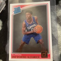Shai Gilgeous- Alexander Basketball card 