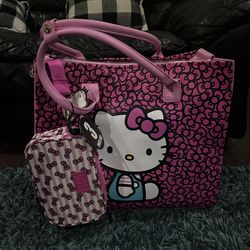 Hello Kitty Tote Travel Bag 3 In 1