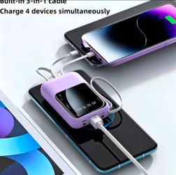 PORTABLE 10000MAH MINI CUTE 5W SUPER FAST CHARGING MULTIFUNCTIONAL POWER BANK