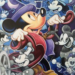 Disney Fine Art Collectors Editions Celebrate The Mouse 16x12 1/2