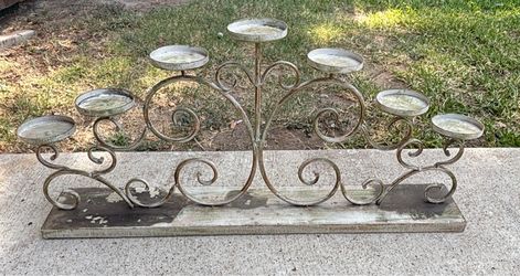 Vintage 7 Pillar Candelabra