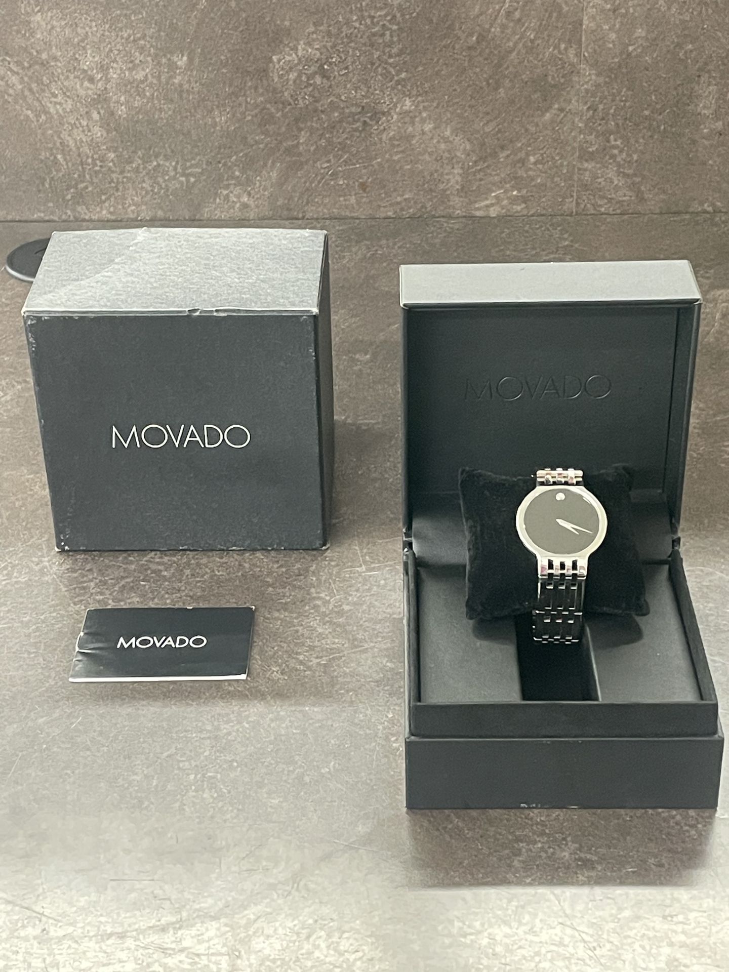 Movado Esperanza 04.1.14.1010 Watch – Good Condition – NEW BATTERY NEEDED
