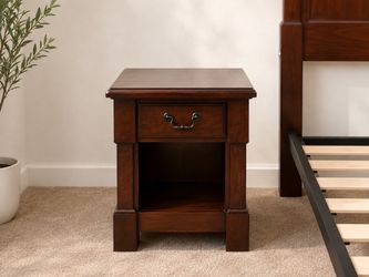Wooden nightstand