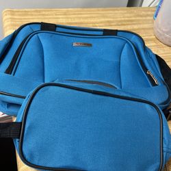 Computer bag with small bag for school supplies